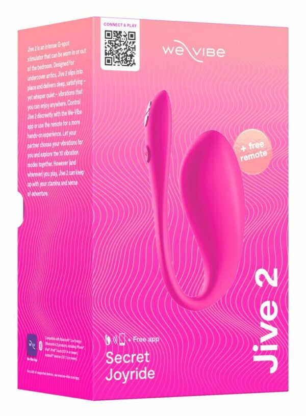 Смарт-віброяйце We-Vibe Jive 2 Electric Pink - Зображення 12