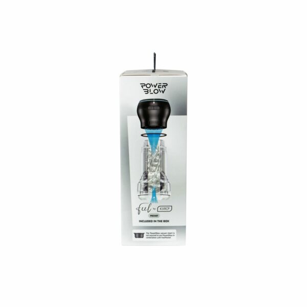 Мастурбатор Kiiroo Feel Pocket Crystal зі всмоктувальною інтерактивною насадкою PowerBlow Combo Set - Зображення 7