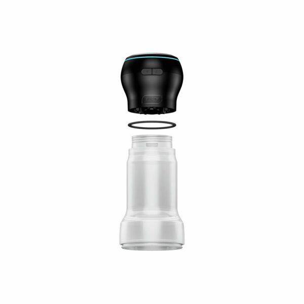 Мастурбатор Kiiroo Feel Pocket Crystal зі всмоктувальною інтерактивною насадкою PowerBlow Combo Set - Зображення 3