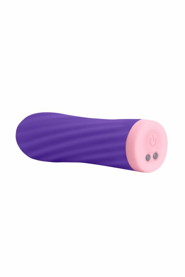 Віброкуля S Pleasures Bullets Twist & Shout Purple, фіолетова, ребриста поверхня, 10 режимів - Зображення 2