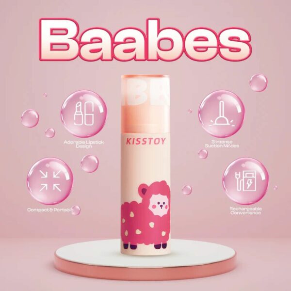 Вакуумний стимулятор KISSTOY Baabes - Зображення 5
