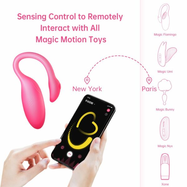 Смарт-віброяйце Magic Motion Flamingo Max Pink - Зображення 7