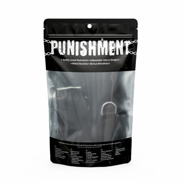 Розтяжка на ліжко Punishment - 5-Piece Bed Restraint Kit - Black - Зображення 6