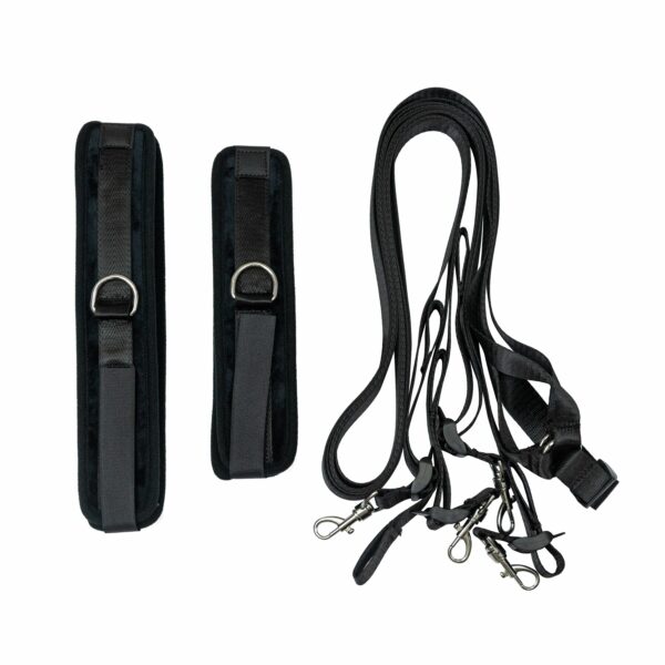 Розтяжка на ліжко Punishment - 5-Piece Bed Restraint Kit - Black - Зображення 4