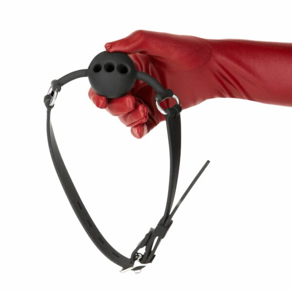 Кляп Punishment - Silicone Ball Gag - Black - Зображення 4