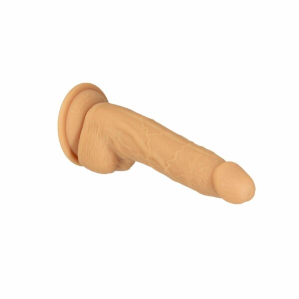 Фалоімітатор Naked Addiction - 8″ Silicone Dual Density Dildo Vanilla, віброкуля в подарунок - Зображення 2