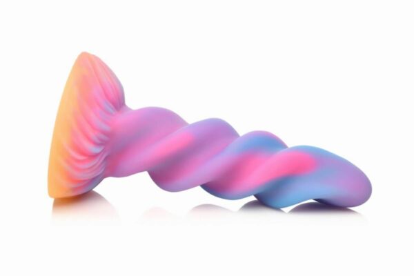 Фентезійний фалоімітатор Creature Cocks Glow-in-the-Dark Unicorn Dildo - Зображення 3