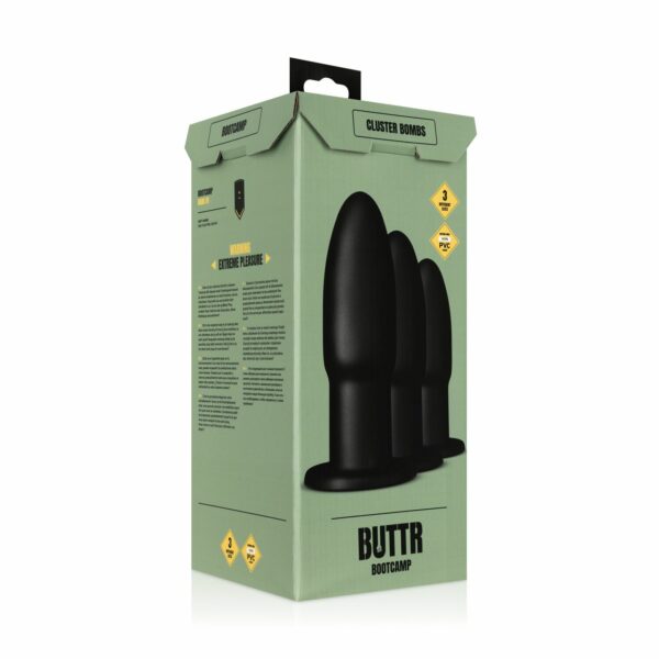 Набір анальних пробок BUTTR - Cluster Bombs Anal Training Set - Зображення 7