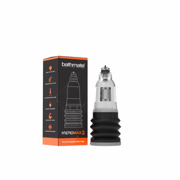 Гідропомпа Bathmate Hydromax 3 Clear, для члена довжиною до 7,5 см, діаметр до 4,5 см - Зображення 2