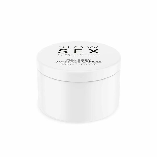 Масажна свічка Bijoux Indiscrets SLOW SEX Massage Candle (50 г) (надорвана упаковка!!!) - Зображення 3