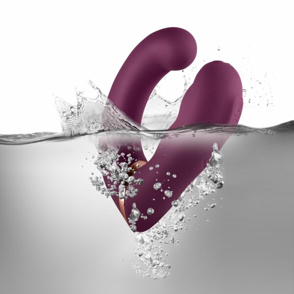 Вібратор Rocks Off Gemini Burgundy - Зображення 8