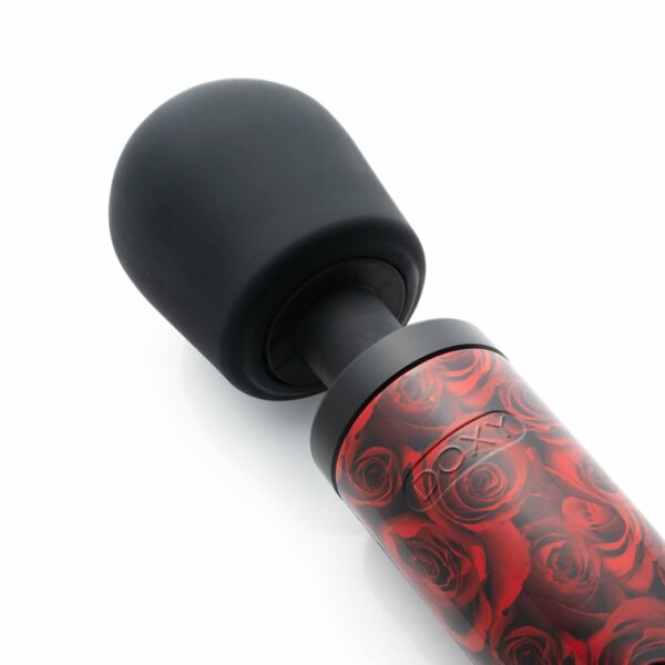 Вібромасажер DOXY Original ROSE PATTERN, дуже потужний, живлення 220В, пульсівні вібрації - Зображення 3