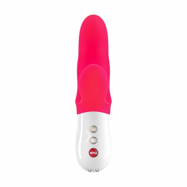 Вібратор-кролик Fun Factory MISS BI pink/white, 2 незалежні мотори, діаметр 4,2 см - Зображення 3