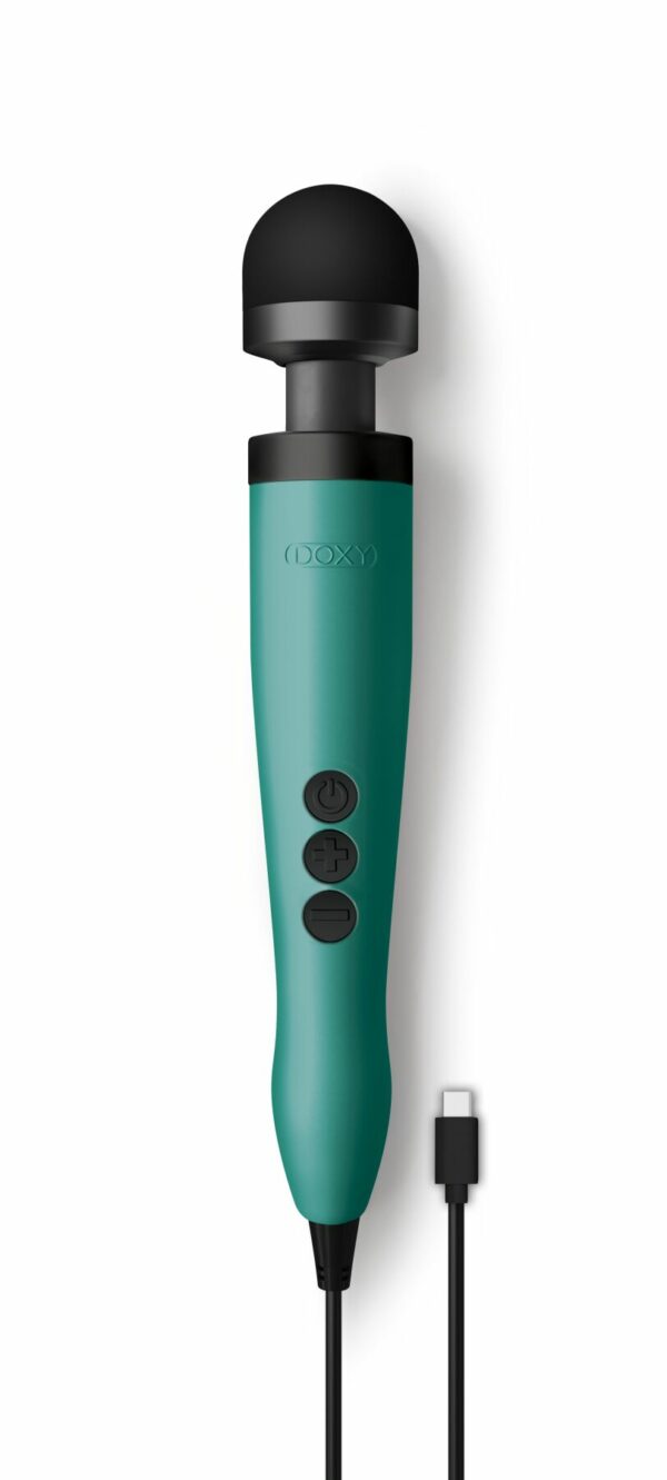 Вібромасажер DOXY3 USB-C Massager TURQUOISE - Зображення 4