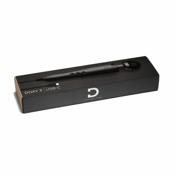 Вібромасажер DOXY3 USB-C Massager MATTE BLACK - Зображення 5