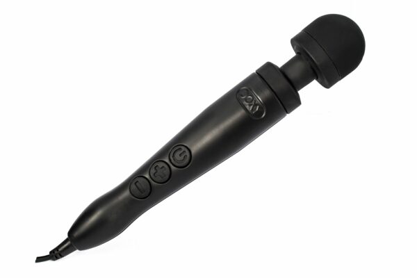 Вібромасажер DOXY Die Cast 3 Matt Black, дуже потужний, живлення 220В, металевий корпус