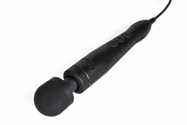 Вібромасажер DOXY Die Cast 3 Matt Black, дуже потужний, живлення 220В, металевий корпус - Зображення 3