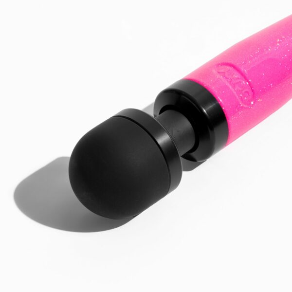 Вібромасажер DOXY Die Cast 3 Hot Pink, дуже потужний, живлення 220В, металевий корпус - Зображення 3