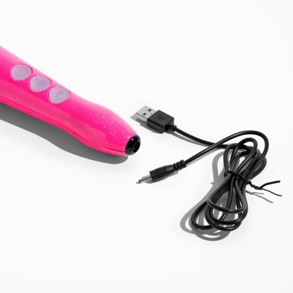 Вібромасажер DOXY Die Cast 3R Hot Pink, дуже потужний, перезаряджуваний, металевий корпус - Зображення 4