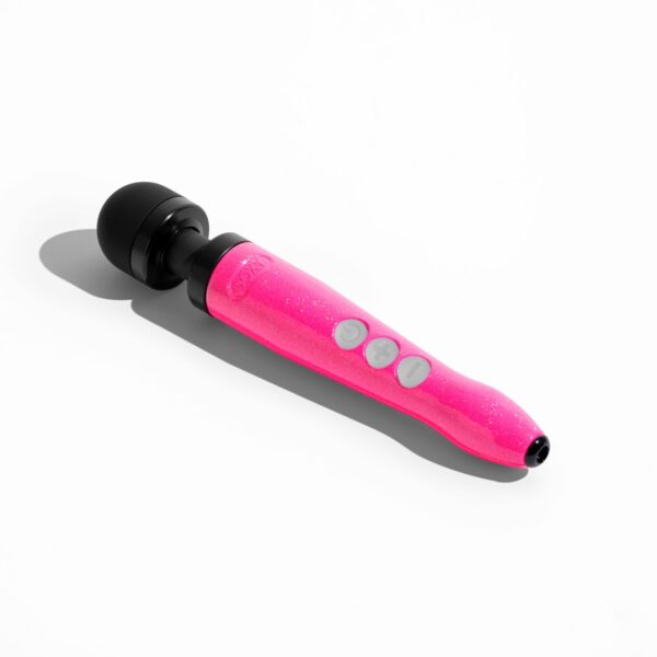 Вібромасажер DOXY Die Cast 3R Hot Pink, дуже потужний, перезаряджуваний, металевий корпус - Зображення 2