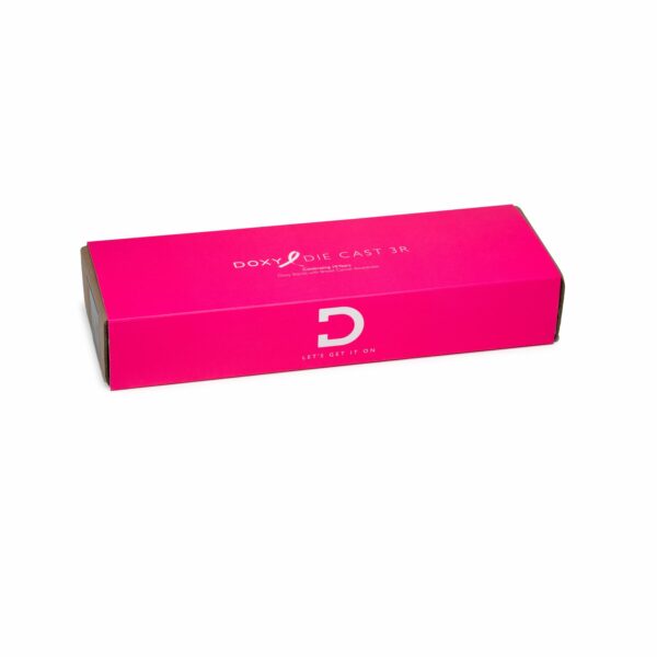 Вібромасажер DOXY Die Cast 3R Hot Pink, дуже потужний, перезаряджуваний, металевий корпус - Зображення 9
