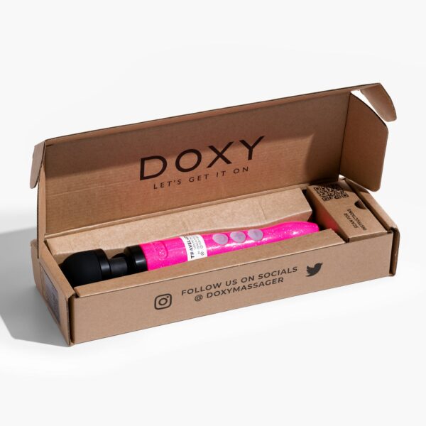 Вібромасажер DOXY Die Cast 3R Hot Pink, дуже потужний, перезаряджуваний, металевий корпус - Зображення 10