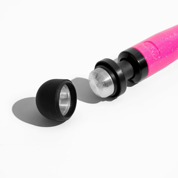Вібромасажер DOXY Die Cast 3R Hot Pink, дуже потужний, перезаряджуваний, металевий корпус - Зображення 6