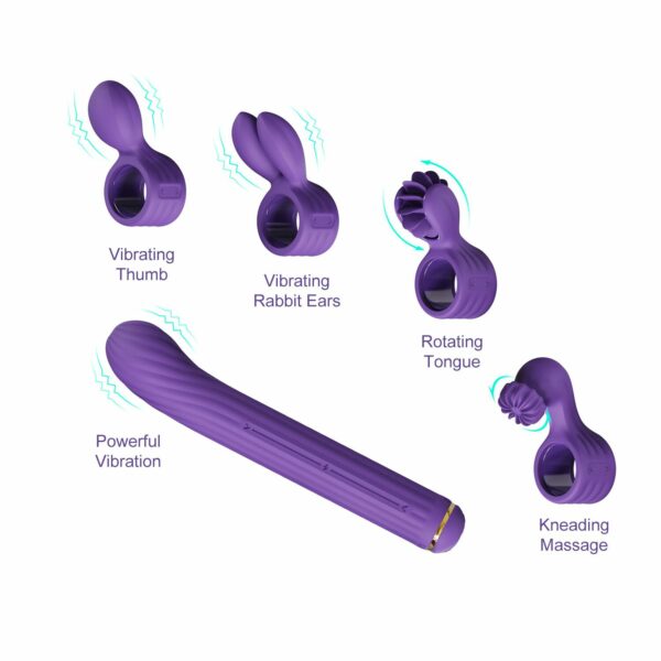 Вібратор Otouch Magic Stick S1 Plus - Purple - Зображення 3