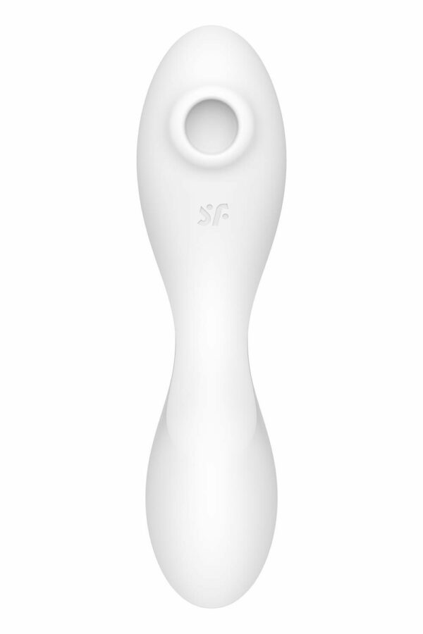 Вакуумний смарт-стимулятор із вібрацією Satisfyer Curvy Trinity 5 (White) (м'ята упаковка!!!) - Зображення 3