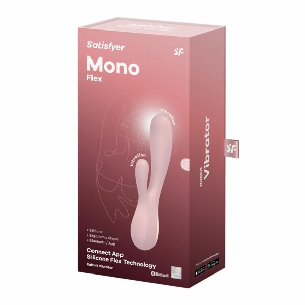 Смарт вібратор-кролик Satisfyer Mono Flex Mauve (м'ята упаковка!!!) - Зображення 5