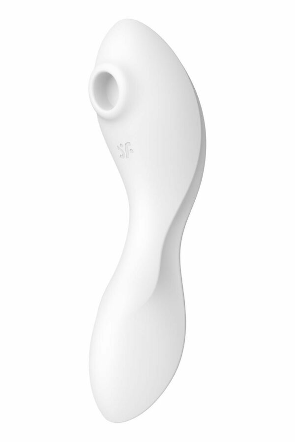 Вакуумний смарт-стимулятор із вібрацією Satisfyer Curvy Trinity 5 (White) (м'ята упаковка!!!) - Зображення 4