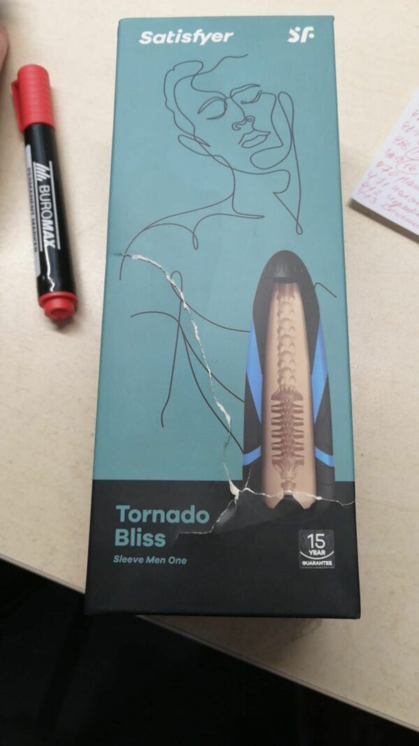 Запасний рукав-вставка для мастурбатора Satisfyer Men TORNADO BLISS (пошкоджена упаковка!!!) - Зображення 2