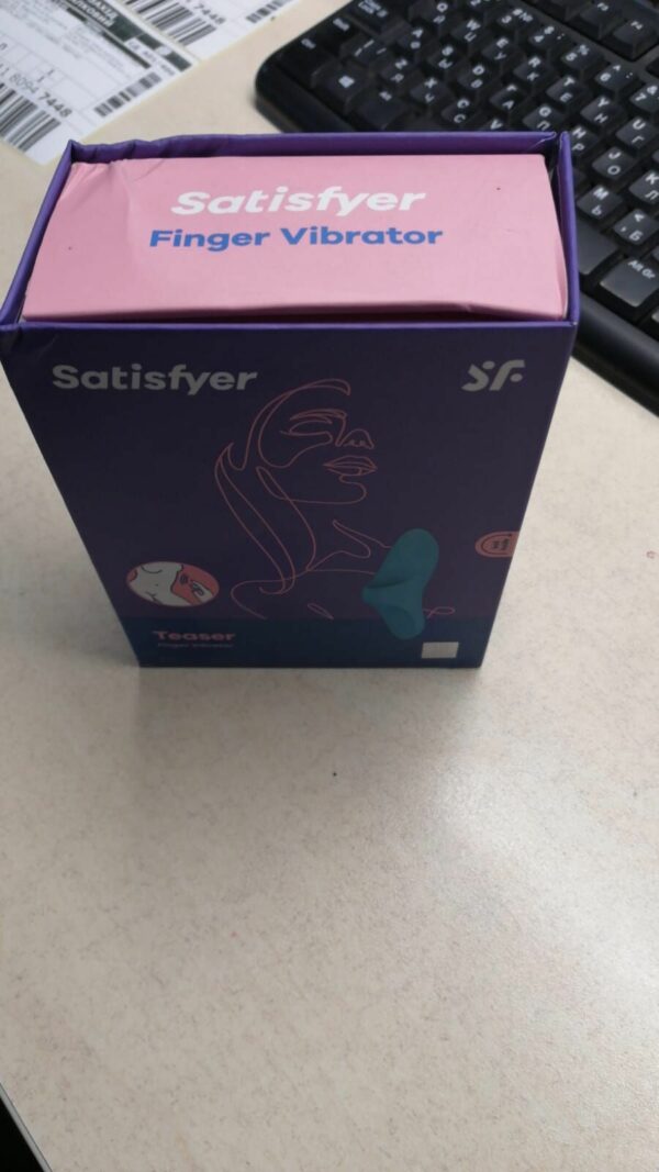 Вібратор на палець Satisfyer Teaser Light Blue (м'ята упаковка!!!) - Зображення 2