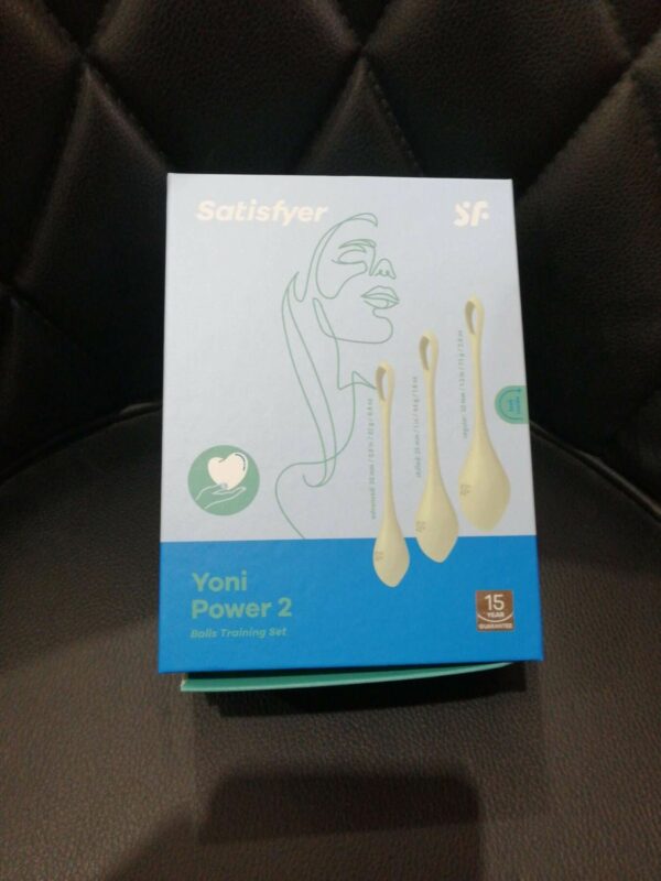 Набір йоні намистин Satisfyer Yoni Power 2 Light Green (м'ята упаковка!!!) - Зображення 2