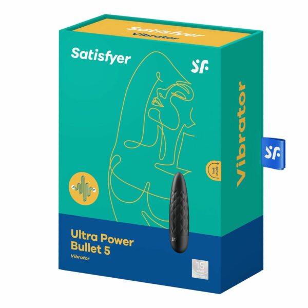 Мінівібратор Satisfyer Ultra Power Bullet 5 Black (м'ята упаковка!!!) - Зображення 8