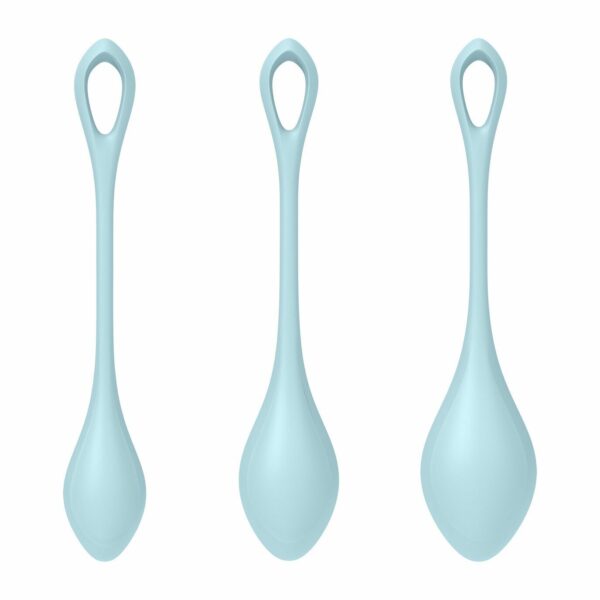 Набір йоні намистин Satisfyer Yoni Power 2 Light Blue (пошкоджене паковання!!!) - Зображення 4