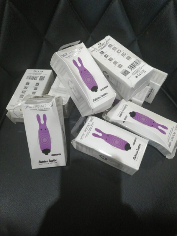 Віброкуля Adrien Lastic Pocket Vibe Rabbit Purple (м'ята упаковка!!!) - Зображення 2