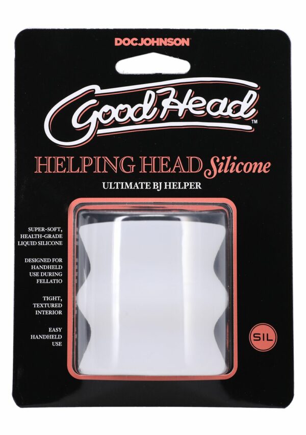 Мастурбатор Doc Johnson GoodHead - Helping Head Silicone - Зображення 4