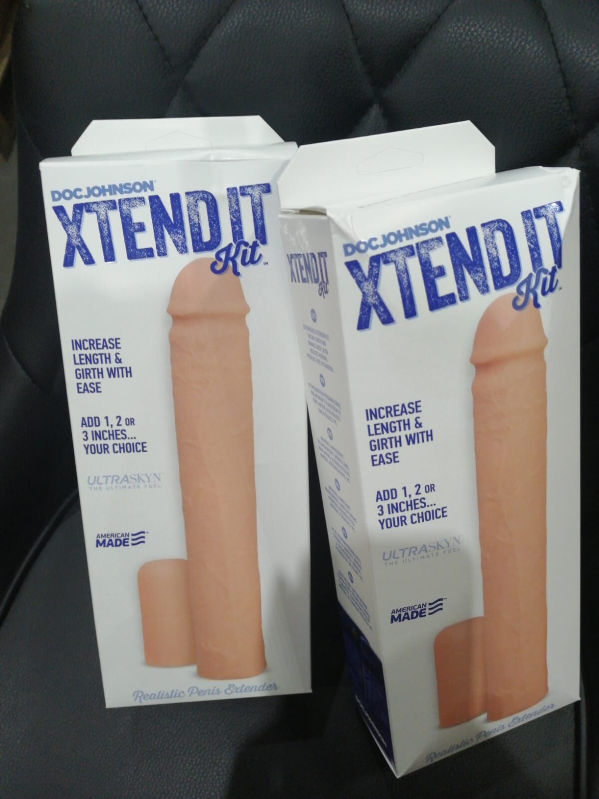 Насадка на член Doc Johnson Xtend It Kit White (м'ята упаковка!!!) - Зображення 2