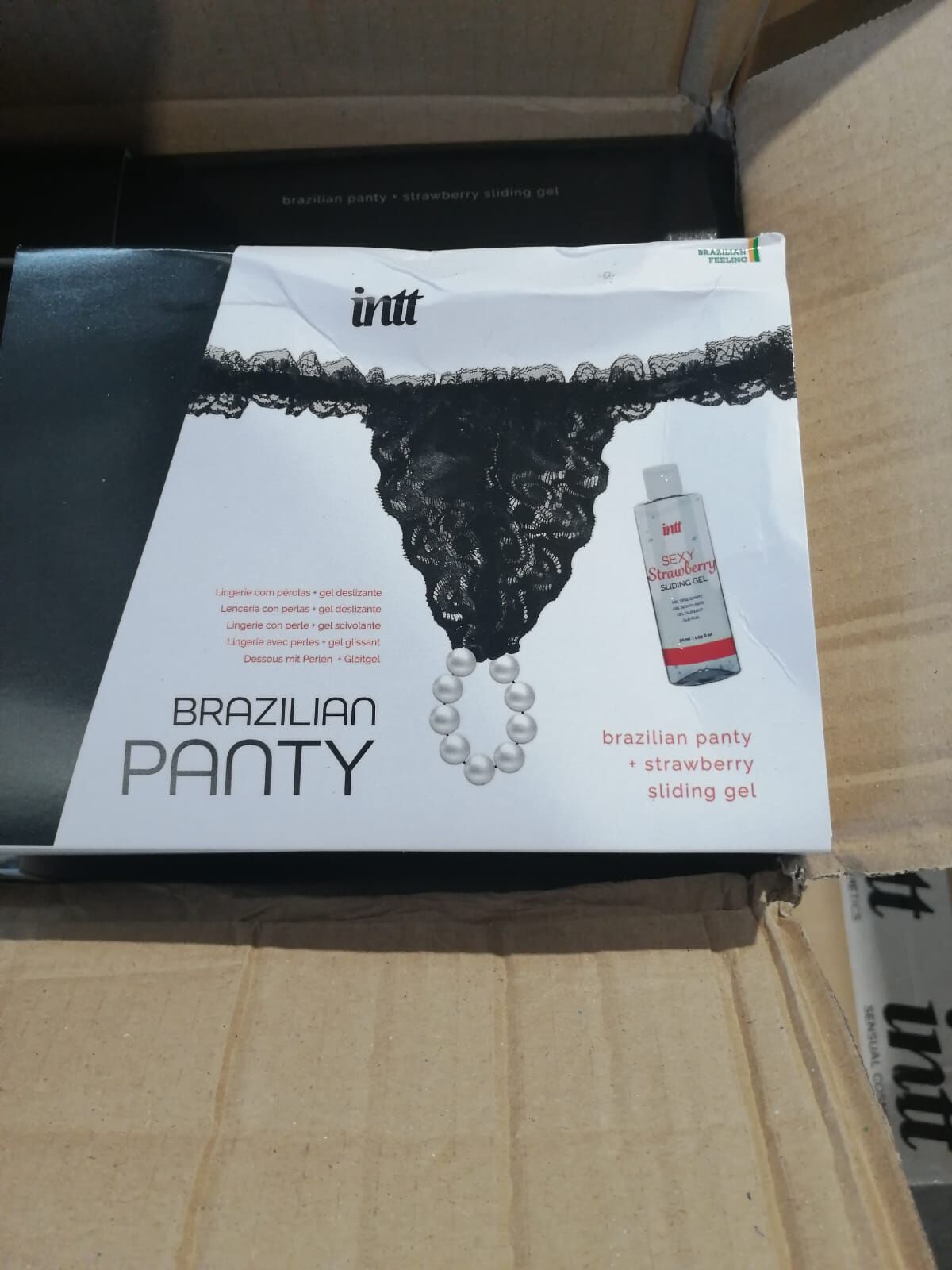 Набір Intt BRAZILIAN PANTY BLACK S-XL (м'ята упаковка!!!) - Зображення 2