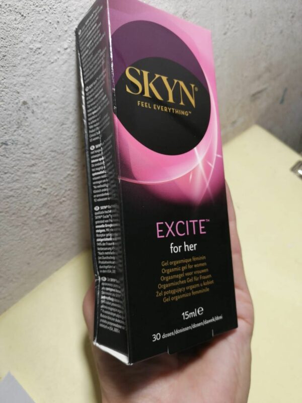 Збуджувальний гель SKYN Excite for her 15 мл (м'ята упаковка!!!) - Зображення 2