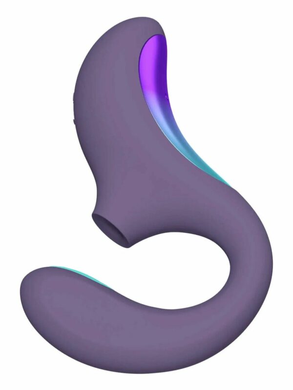 Кліторально-вагінальний звуковий стимулятор LELO Enigma Double Sonic Cyber Purple - Зображення 3