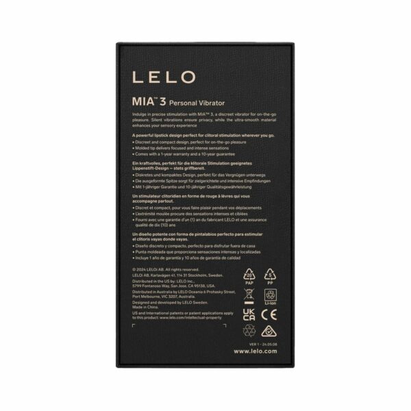 Шикарна віброкуля LELO Mia 3 Deep Rose - Зображення 10
