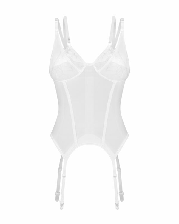 Корсет Obsessive Arrowel White corset S/M - Зображення 2