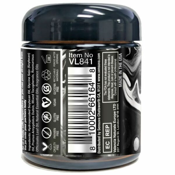 Масажна свічка Sensuva [HE]RO Dark Temptation Massage Oil Candle 113г - Зображення 2