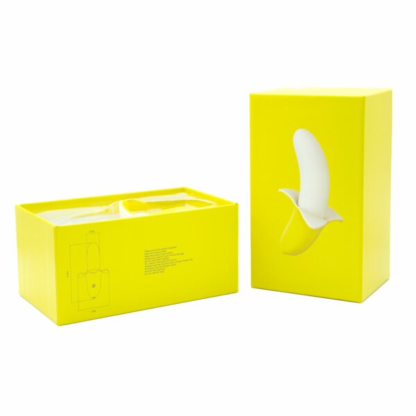 Вібратор-банан Banana Bliss Mini Silicone Vibrator, вагінально-кліторальна стимуляція, 10 режимів - Зображення 9