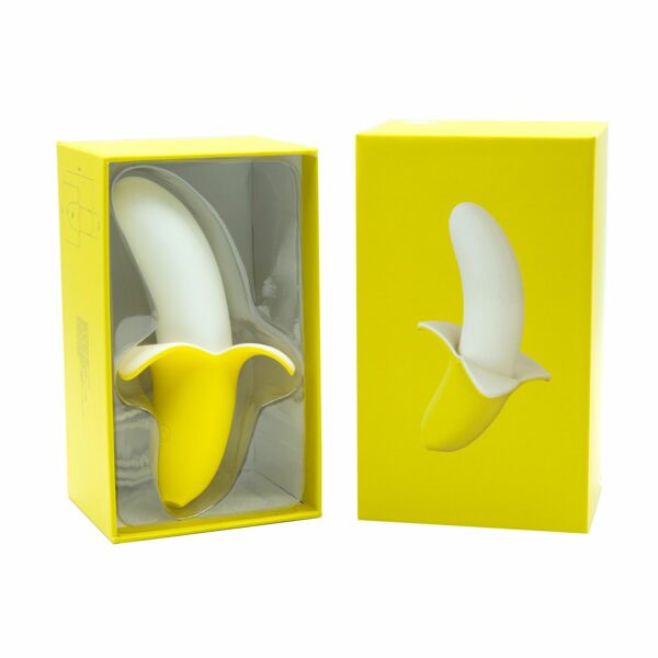 Вібратор-банан Banana Bliss Mini Silicone Vibrator, вагінально-кліторальна стимуляція, 10 режимів - Зображення 5