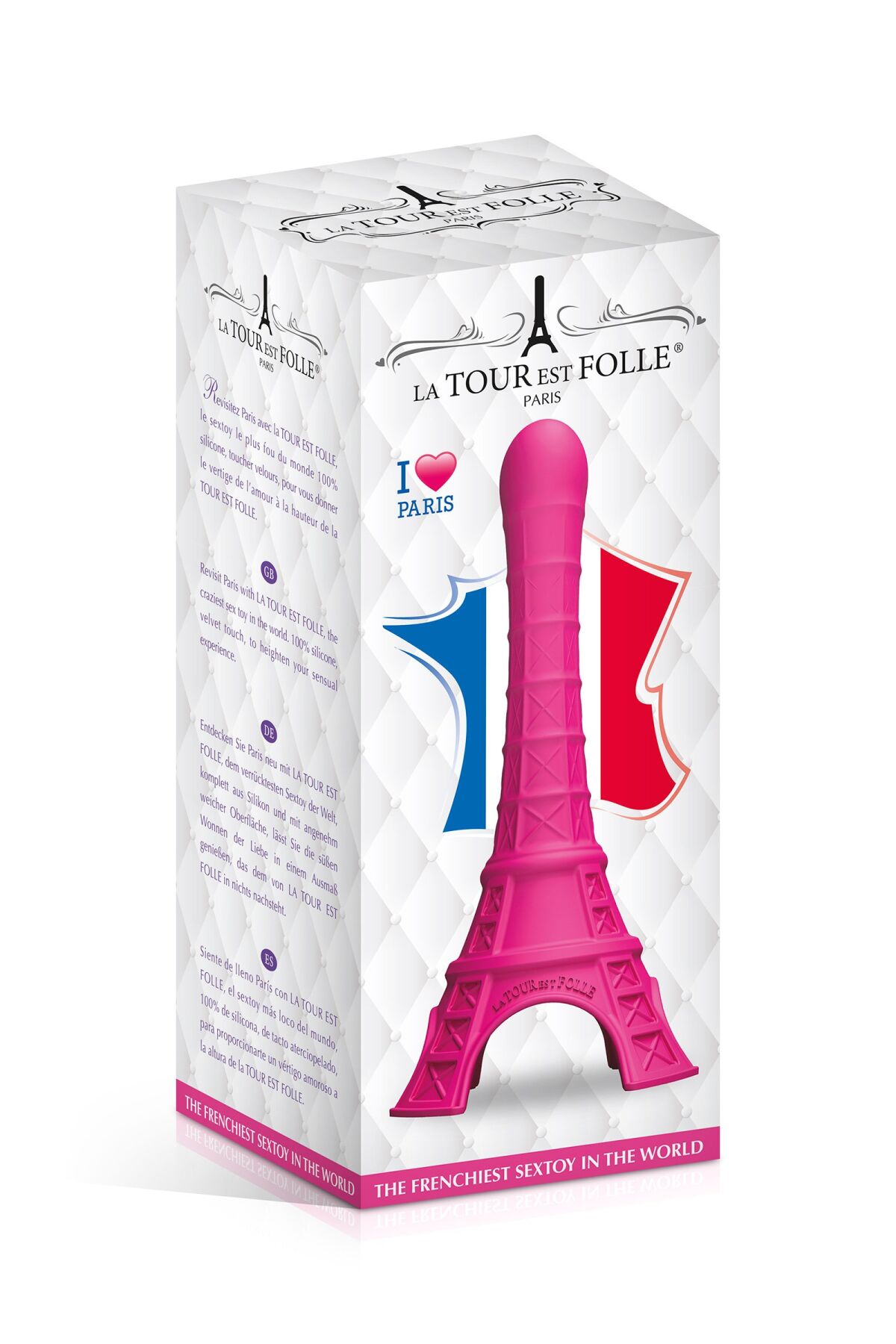 Дилдо La Tour Est Folle Paris Pink - Зображення 2