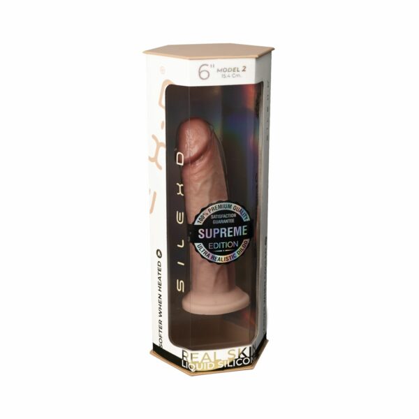 Фалоімітатор SilexD Robby Premium Real Skin Flesh (MODEL 2 size 6in) - Зображення 6