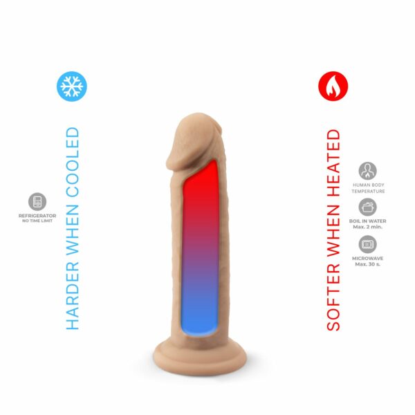 Фалоімітатор SilexD Robby Real Skin Flesh (MODEL 2 size 6in) - Зображення 4